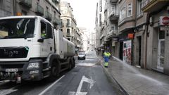 Imagen de archivo de la calle Ervedelo de Ourense