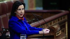 Margarita Robles, esta ma�ana en el Congreso