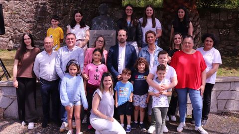 Acto en lembranza de Zernadas de Castro en Lousame