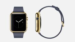 Uno de los modelos del Apple Watch de oro.