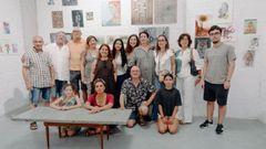 Alumnos de la galer�a de arte Dod� Dad� de Ourense