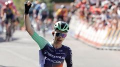 El ciclista franc�s Paul Seixas, durante una prueba.
