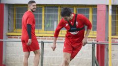 H�ber y Pumar, en una sesi�n en A G�ndara esta semana, causar�n baja.