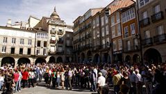Concentraci�n en apoyo a Francisco Rodr�guez en Ourense