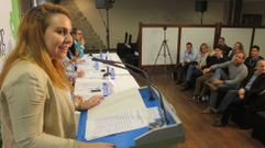 Rosa Arza en su toma de posesi�n como presidenta provincial de Nuevas Generaciones 