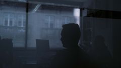 �lvaro durante la entrevista con La Voz de Galicia