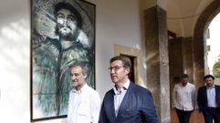 Feijoo, con el embajador espa�ol en Cuba