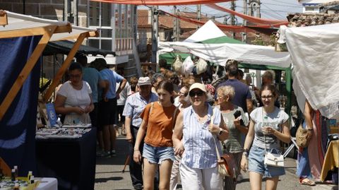Ambiente en el mercado de artesan�a.
