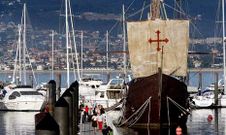 La r�plica de la carabela se acercar� a la Playa Ribeira. 