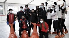 Abre la pista de hielo de Ponte Vella