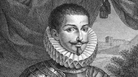 Retrato de Pedro Fernández de Castro en un antiguo grabado