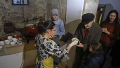 Celebraci�n, o ano pasado, do caldo de groria na casa-museo de Rosal�a en Padr�n