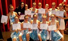 El grupo intermedio-avanzado fue primero en Fusi�n, categor�a 2, con su montaje �Sincrodance�.