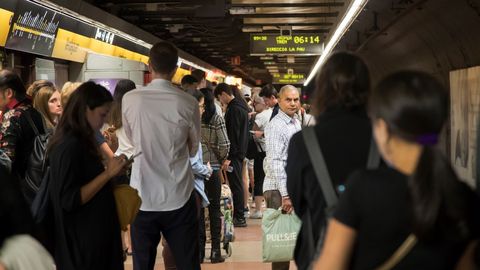 Huelga en Catalu�a.