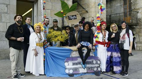 Desfile de carnaval del conservatorio de Ribadavia.En Ribadavia, el desfile de entroido combin disfraces y mucha msica. Estaba protagonizado por los integrantes del conservatorio