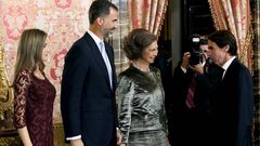 Aznar, en la recepci�n celebrada en el Palacio Real