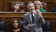 Fernando Grande-Marlaska durante su intervenci�n en el Congreso.