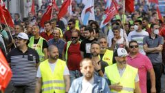 Imagen de archivo de una protesta del sector del metal en el 2022
