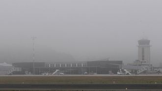 Imagen de archivo de niebla sobre el aeropuerto de Alvedro