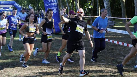 Leiro celebra 41 historias de su carrera popular.La zona de O Salgueiral fue el eje de la clsica de O Ribeiro