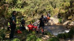 Rescate en la fraga do Belelle