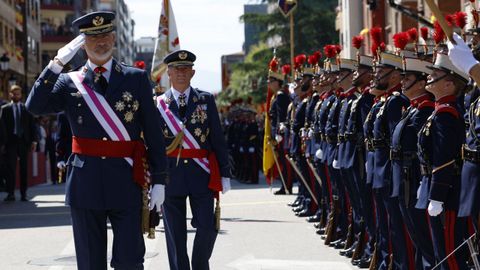 El reyFelipe VI duranteel acto central conmemorativo del Da de las Fuerzas Armadas