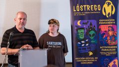 Gonzalo Castro, concejal de Cultura, presenta la segunda edici�n del Festival de Cine Fant�stico de L�strego.