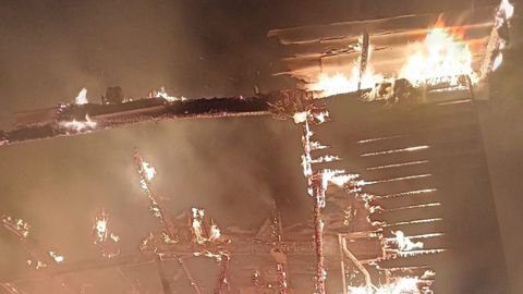Un incendio calcina parte de una vivienda en Pilo�a sin causar heridos