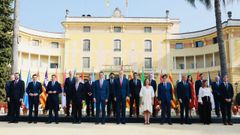 Foto de familia de la ltima Conferencia de Presidentes, celebrada en junio en Santander