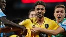 Chris Ramos, el protagonista del partido del Lugo
