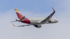 Un avi�n de Iberia, en una fotograf�a de archivo.
