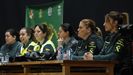 Jornada especial de la Guardia Civil en  Burela. Ms de 500 alumnos de los IES Perdouro y Monte Castelo participaron ayer en la jornada mbito rural, mulleres e Garda Civil, con mesa redonda. La subdelegada del Gobierno, Isabel Rodrguez, destac la labor de las 72 mujeres de la Benemrita en la zona rural. Tambin intervinieron el alcalde Alfredo Llano y el tenente coronel da Garda Civil en Lugo, Julio Javier Gonzlez Chas.