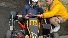 Uno de los karts el�ctricos que se probaron en el Racing Dakart Sanxenxo