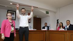 El alcalde de Santa Comba, David Barbeira, gobernar� el municipio durante los dos pirmeros a�os de mandato