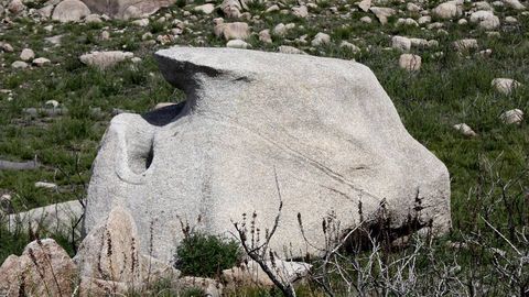 Monte de O Pindo.Formacin rocosa singular