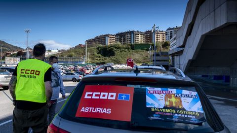 Caravana en Oviedo por la industria regional