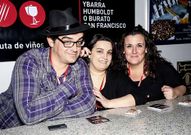 Tres de los hosteleros que colaboran en la iniciativa.