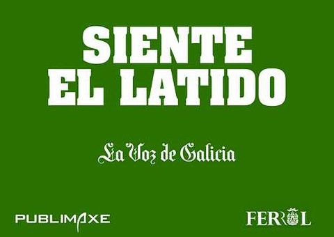 Reproducci�n de las cartulinas de La Voz que distribuyen las pe�as.