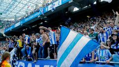 Los aficionados del Deportivo en Abanca Riazor