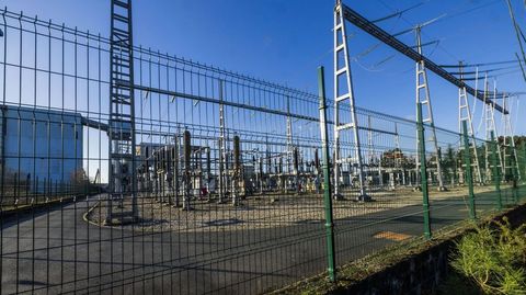 La subestación eléctrica de Meirama, en foto de archivo, será ampliada