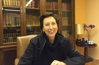 Nieves Santom� Couto, no seu despacho do Colexio de Abogados de Ferrol. 