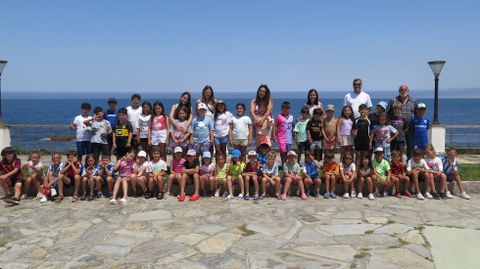 Peque�os participantes en la segunda remesa del campamento en Cai�n