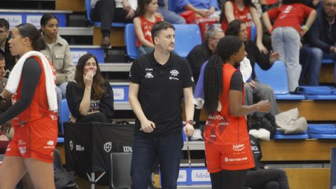 Garrido, en un partido del último tramo liguero