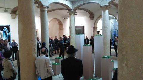 Francisco Fresno explica su instalaci�n en el Museo de Bellas Artes de Asturias