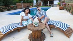 En la imagen, Niko S�nchez y Mary Escalona, en la finca donde se celebrar� el primer evento