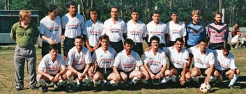 El conjunto del Nant�n que consigui� el t�tulo de la Copa en la temporada 1989-1990. 