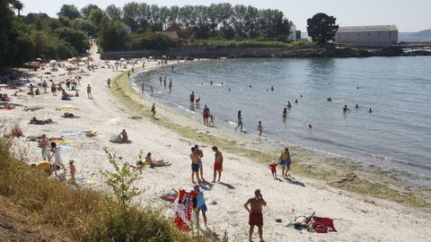 Playa de Santa Baia, en Alcabre, Vigo
