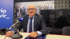 Fernando Suanzes, en los estudios de Radio Voz