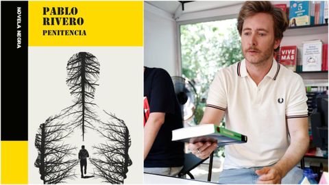 Rivero, d&iacute;as atr&aacute;s, en la Feria del Libro de Madrid.