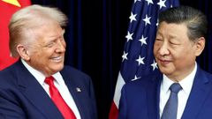 Donald Trump y Xi Jinping, durante una cumbre en Corea del Sur en octubre